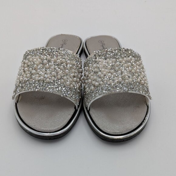 Flying Deer Women's Slides Sandals Size 9 with Glitter and Ornaments Casual - Picture 3 of 8